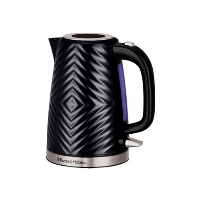 Image de Russell Hobbs Groove 26380 70 Bouilloire 1.7 litres 2.4 kWatt noir avec des touches d&#039;inox