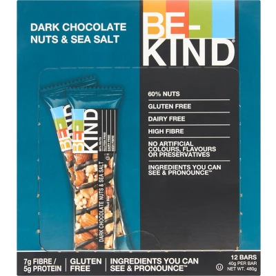 Afbeelding van Be Kind Dark Choc Nuts 12x40g