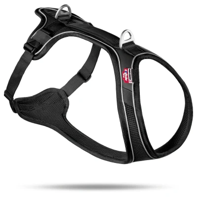 Afbeelding van Curli Belka Magnetic Comfort Harness Zwart Hondentuig 58 62 Cm Dogs With Chest Cirumference