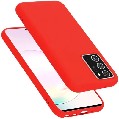 Afbeelding van Cadorabo Hoesje geschikt voor Samsung Galaxy NOTE 20 PLUS in LIQUID ROOD Beschermhoes gemaakt van flexibel TPU silicone Case Cover