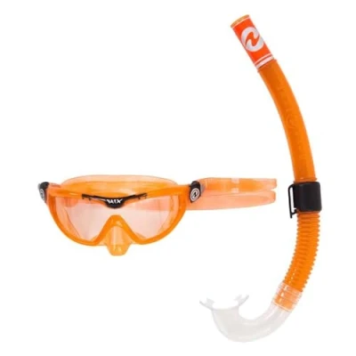 Afbeelding van Aqua Lung Sport Mix Combo Snorkelset Kinderen Oranje/Zwart