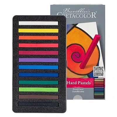 Afbeelding van Cretacolor Hard Pastelkrijt Set 12 stuk