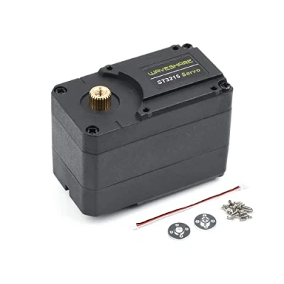 Afbeelding van 30 kg hoge koppel metalen servomotor met 360 programmeerbare magnetische encoder, bidirectionele terugkeer, servomotor/motor dubbele modi