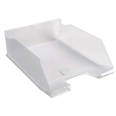 Afbeelding van Exacompta Ref. 11523D 1 brievenbak COMBO MAXI afmetingen 34,7 x 25,5 10,3 cm voor documenten in A+ formaat kristalkleur capaciteit 750 vel