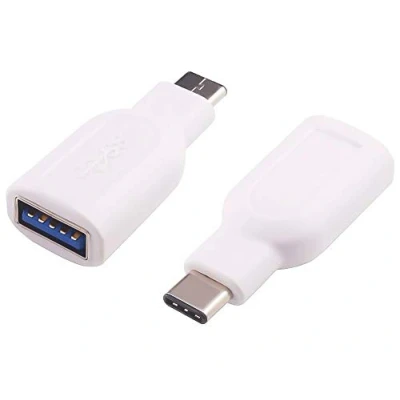 Afbeelding van PremiumCord USB C naar 3.0 adapter 3.1 type stekker OTG aansluiting, wit