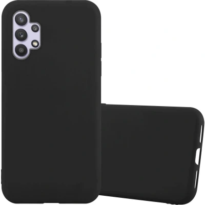 Afbeelding van Cadorabo Hoesje geschikt voor Samsung Galaxy A32 5G in CANDY ZWART Beschermhoes gemaakt van flexibel TPU silicone Case Cover