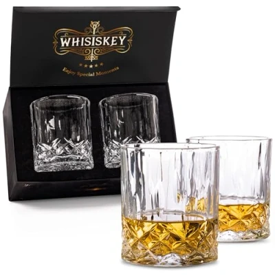 Afbeelding van Whisiskey Klassieke Tumbler Whiskey glazen 2 set Waterglazen Drinkglazen 300 ml Glas Peaky Blinders