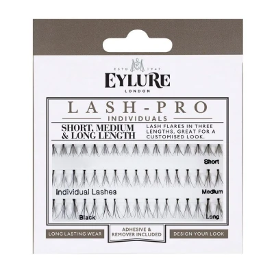 Afbeelding van Eylure Nepwimpers Lash Pro Individuals 3x17 Short, Medium &amp; Long Length