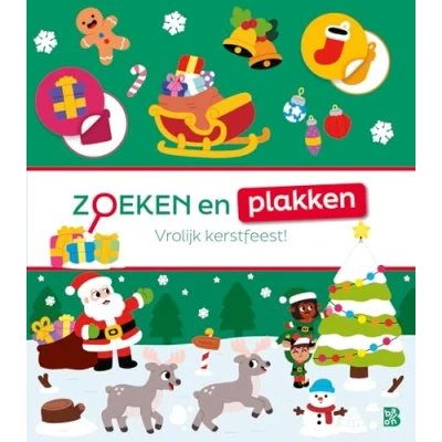 Afbeelding van Ballon kids Kerstmis Zoeken En Plakken