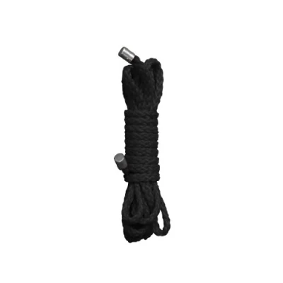 Afbeelding van Kinbaku Mini Touw 1,5 meter Zwart