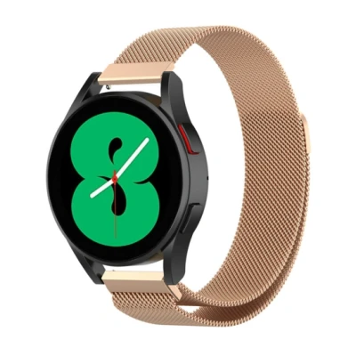 Afbeelding van Garmin Venu 3s / Vivoactive 4s 2s Vivomove Forerunner 255s Milanese bandje Champagne goud
