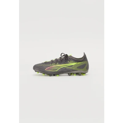 Afbeelding van Puma Ultra 5 Match Voetbalschoenen met kunststof noppen, Heren, Maat: 41, Matte aged silver/yellow alert/aged silver Textiel/ synthetisch
