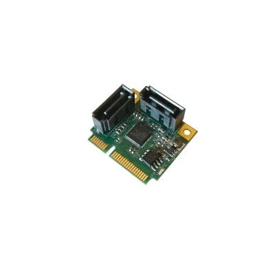 Image de Carte Mini PCI EXPRESS (MiniPCIE) 2 PORTS SATA 3.0 CHIPSET ASM1061R RAID