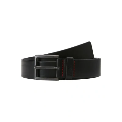 Afbeelding van HUGO BOSS heren Gionio riem van leer in de kleur Zwart, maat: 100 cm