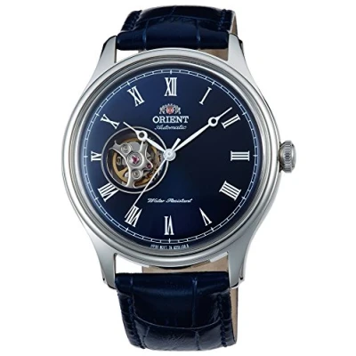 Afbeelding van Orient FAG00004D0 Automatisch analoog horloge voor volwassenen met leren band, zilver, armband, zilver., Armband