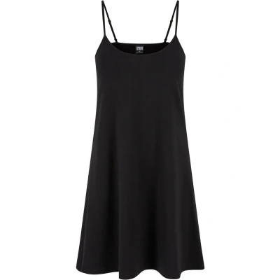 Afbeelding van Urban Classics Stretch Hanger Jerseyjurk, Dames, Maat: 4XL, Black