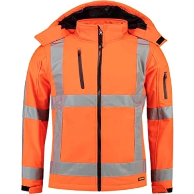 Afbeelding van Tricorp Hi Vis Softshell Jas RWS 403003 Oranje Maat S