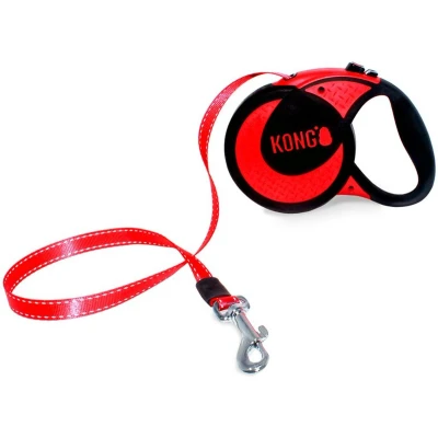 Afbeelding van Kong Retractable Leash Ultimate 5m Red Extra Large