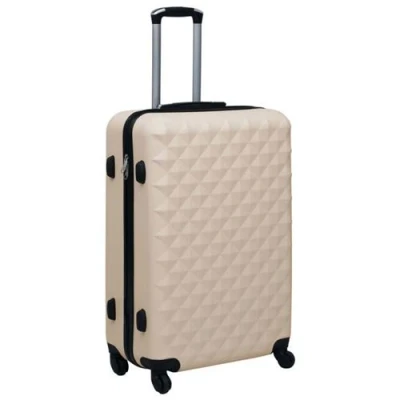 Image de vidaXL Valise rigide Doré ABS92426