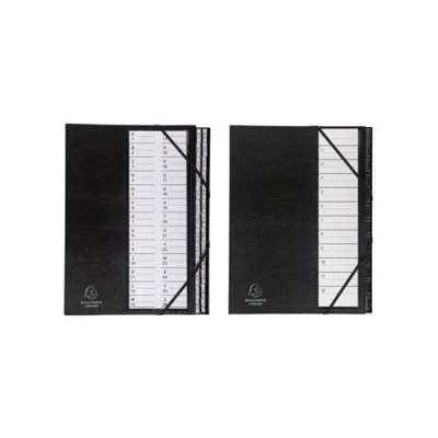 Image de EXACOMPTA Trieur Ordonator, PP, 12 compartiments, noir