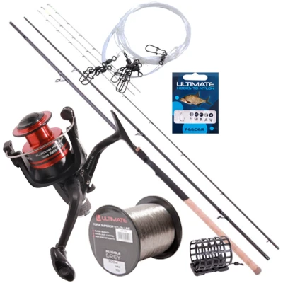 Afbeelding van Ultimate Complete Fury Feeder set 3.30m (15 60g) Witvis