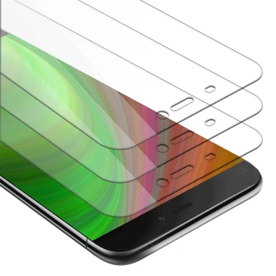 Afbeelding van Cadorabo 3x Screenprotector geschikt voor Xiaomi Mi 5 Beschermende Pantser Film in KRISTALHELDER Getemperd (Tempered) Display beschermend glas 9H hardheid met 3D Touch