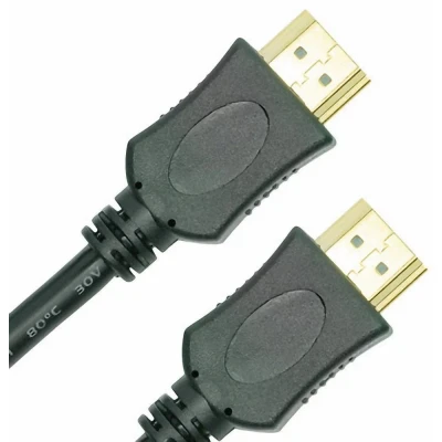 Afbeelding van JouJye AVC 200 1,5m HDMI kabel Aansluitkabel A stekker, stekker 1.50 m Zwart 4K UHD, Audio Return Channel (ARC), Vergulde steekcontacten