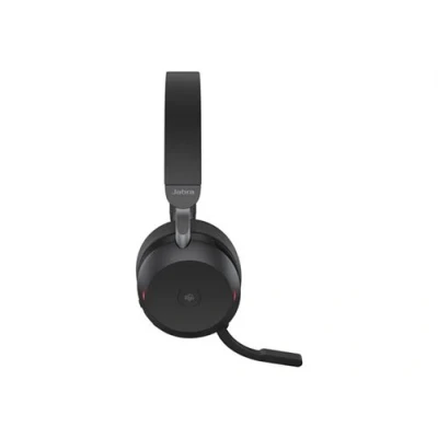 Image de Jabra Evolve2 MS TEAMS 75 Casque de bureau Sans Fil USB A Noir avec Support Charge