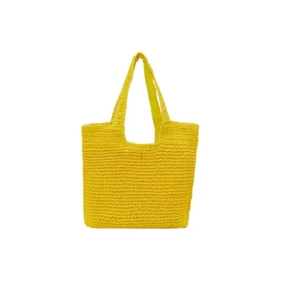 Afbeelding van IZIA Sac de courses pour femme, jaune, taille unique, Einheitsgröße