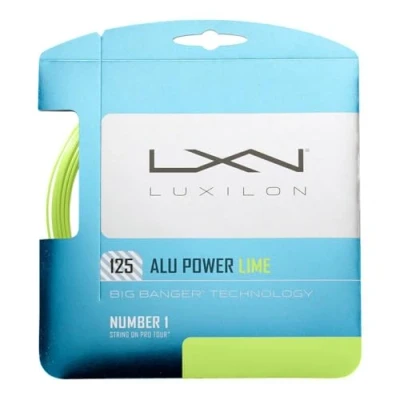 Afbeelding van Luxilon Alu Power 128 Bespanning Blue White Blauw Accessoires