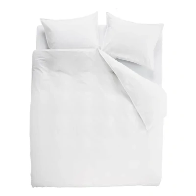 Afbeelding van Beddinghouse Organic Basic dekbedovertrek Lits Jumeaux 240x200/220 Wit