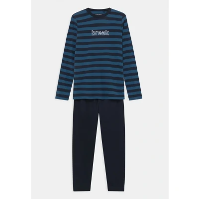 Afbeelding van Schiesser LANG Pyjama voor kinderen, Maat: 152, Blau