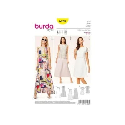 Afbeelding van Burda Naaipatroon 6628 Jurk in variaties