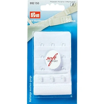 Afbeelding van BH Verlengstuk Soft Comfort Wit 50mm 86% Polyamide, 14% Elastan