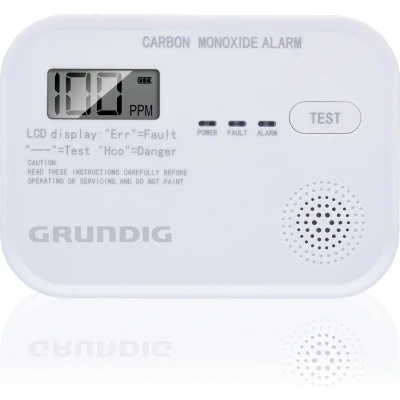 Afbeelding van Grundig CO Melder Hoogsensitieve Koolmonoxidemelder LCD Scherm 10 Jaar Sensor Voldoet aan Europese norm