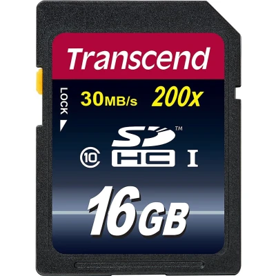 Afbeelding van Transcend Premium SD kaart 16GB Class 10