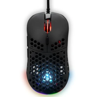 Afbeelding van The G Lab Kult Oxygen Draadloze gamingmuis met hoge prestaties 12.800 dpi batterij lange levensduur, RGB 100% aanpasbaar, 6 programmeerbare toetsen, beide handen zwart 2024