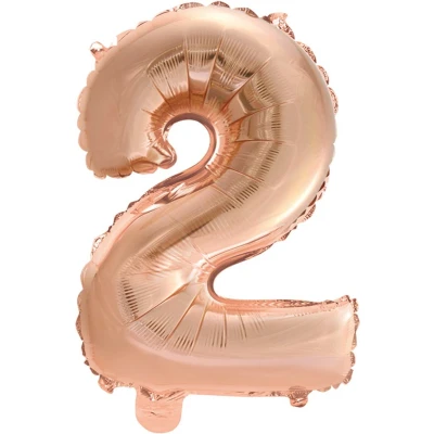 Afbeelding van Ballon folie 2 rose goud 40cm