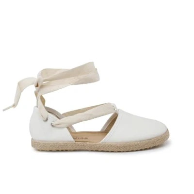 Afbeelding van Pisamonas Valencianas Cintas Ballerina ́s met bandjes, Dames, Maat: 36, Blanco Polyester