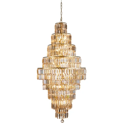 Afbeelding van Searchlight EMPIRE Kroonluchter 13 Lichts Kristal Champagne