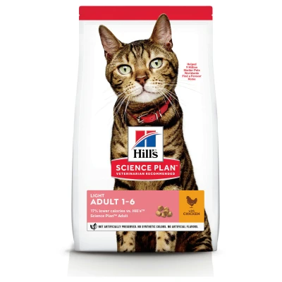 Afbeelding van Hill&#039;s Feline Adult Light Kip Kattenvoer 1.5 kg
