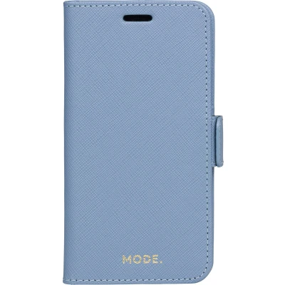 Afbeelding van iPhone 11 Pro/Xs/X Bookcase hoesje dbramante1928 Effen Blauw Leer