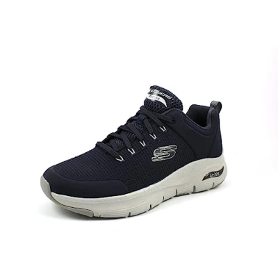 Afbeelding van Skechers Bengao Sneakers laag, Dames, Maat: 41, Navy Leer/ synthetisch