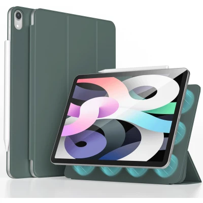 Afbeelding van imoshion Tablet Hoes Geschikt voor iPad Air 13 inch (2024) M2 Magnetic Bookcase Donkergroen