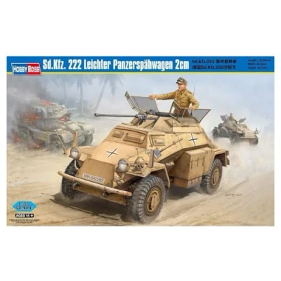 Afbeelding van Hobbyboss Sd.Kfz. 222 Leichter Panzerspahwagen 2cm
