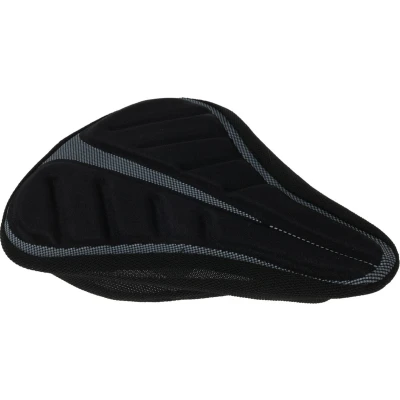 Afbeelding van XQMax Zadelhoes gel universeel comfort zwart zadeldek voor fiets