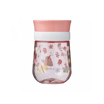 Afbeelding van Oefen beker Mepal Mio 0,3l flowers &amp; butterflies BPa vrij Lekvrij