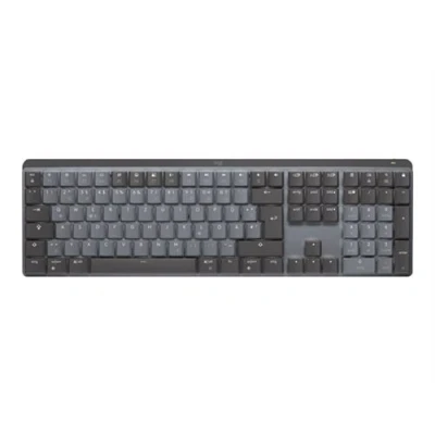 Image de Logitech Master Series MX Mechanical Clavier rétroéclairé sans fil Bluetooth LE QWERTZ Allemand commutateur : Clicky graphite