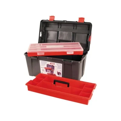Afbeelding van Tayg gereedschapskoffer 480 x 258 255 mm met inlegbak en sorteerbak Velleman