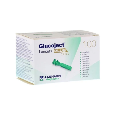 Afbeelding van Glucoject lancetten 33G 100 stuks